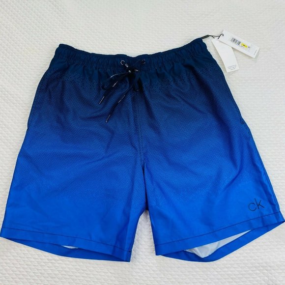 NWT Calvin Klein Men's Gradient 7" Swim Trunks M - Picture 2 of 8